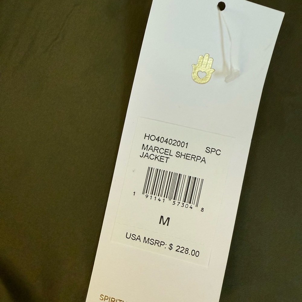 Spiritual Gangster Marcel Sherpa Jacket New With Tags - Picture 6 of 6